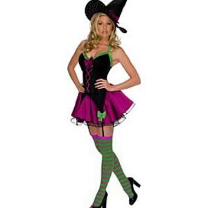 Playboy Sexy Witch Halloween Costume Size Medium